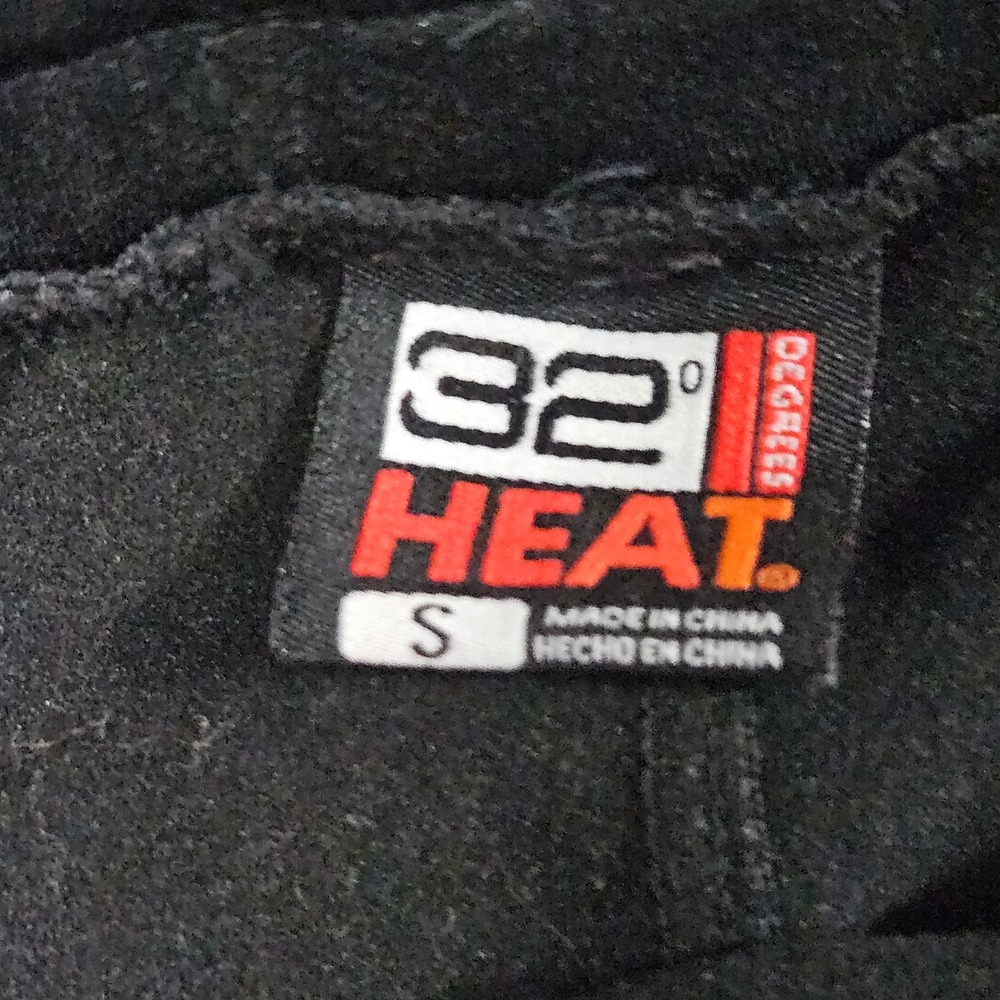 32 Degrees Heat‎ Jogger Pants Small Black Solid Warm Winter Athleisure Active - Picture 3 of 7